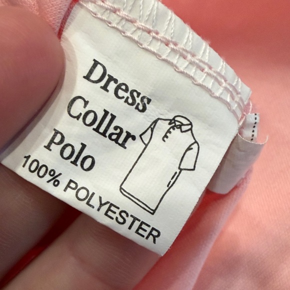 Collars & Co Men's Pink Dress Collar Polo Shirt Size Large - Picture 7 of 7